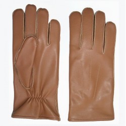 R373 Rękawiczki skórzane męskie wyjściowe.