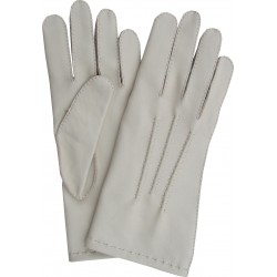 Art. R162 Rękawiczki skórzane damskie, ręcznie szyte.