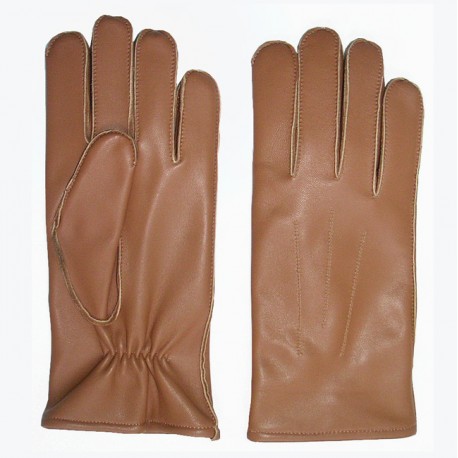 R373 Rękawiczki skórzane męskie wyjściowe.