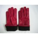 Art. R166 Rękawiczki skórzane damskie, ręcznie szyte