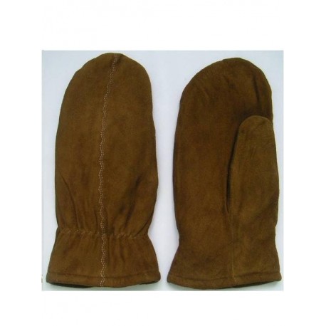 Полное зерно кожаные перчатки "ноги" зима, дамы.